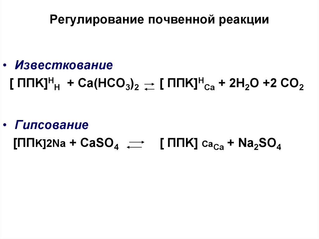 Кислотность известняка