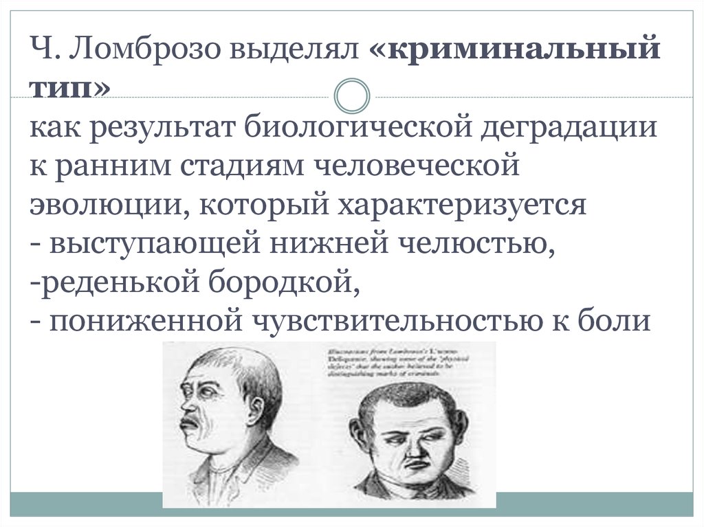 Опубликована работа картина человека а и галича предложившего типологию характеров преступников