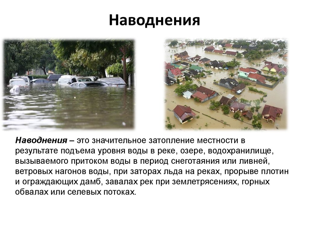 Какие районы затопление. Наводнение виды наводнений и защита населения от наводнений. Описание наводнения. Наводнение презентация. Презентация на тему наводнение.