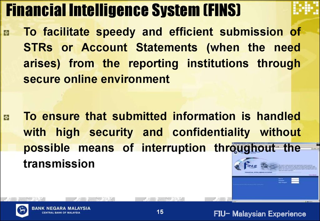 Financial Intelligence System (FINS)