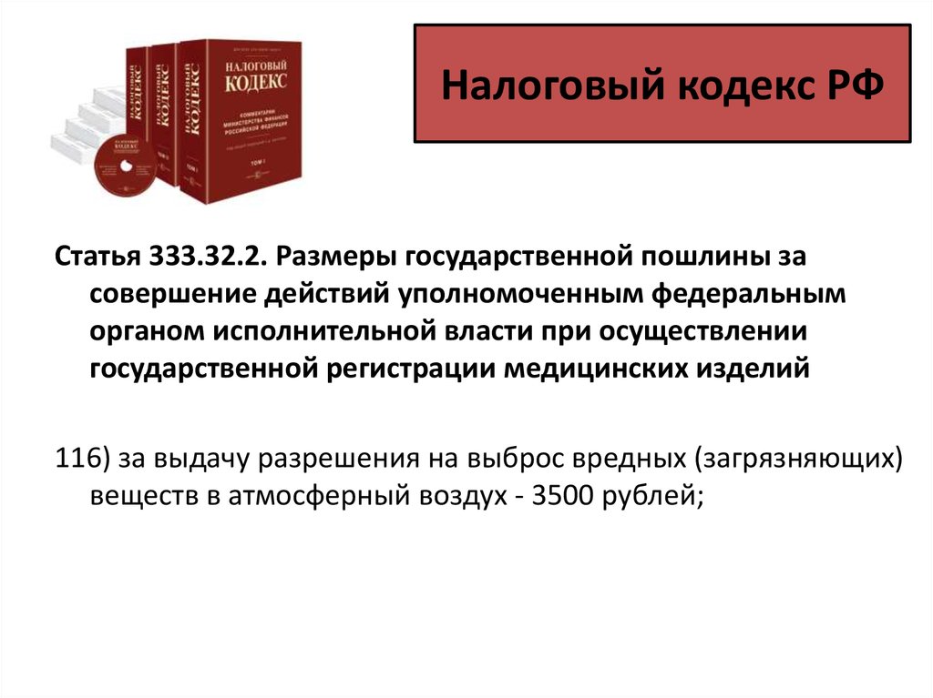 Налоговый кодекс рф презентация