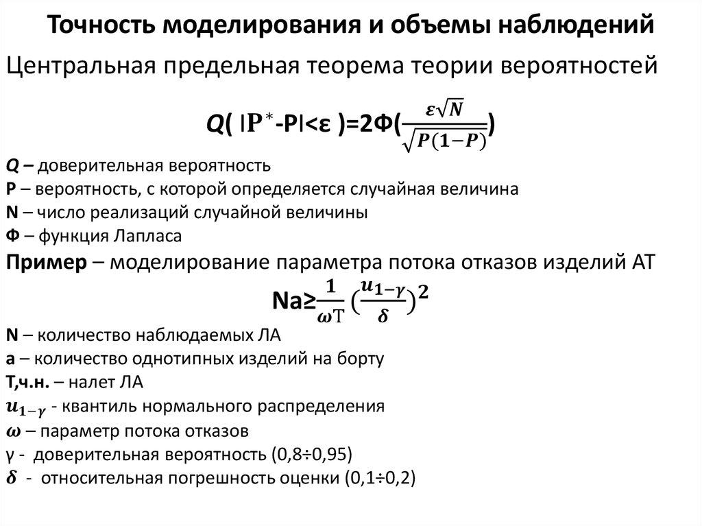 Центральная предельная теорема теории