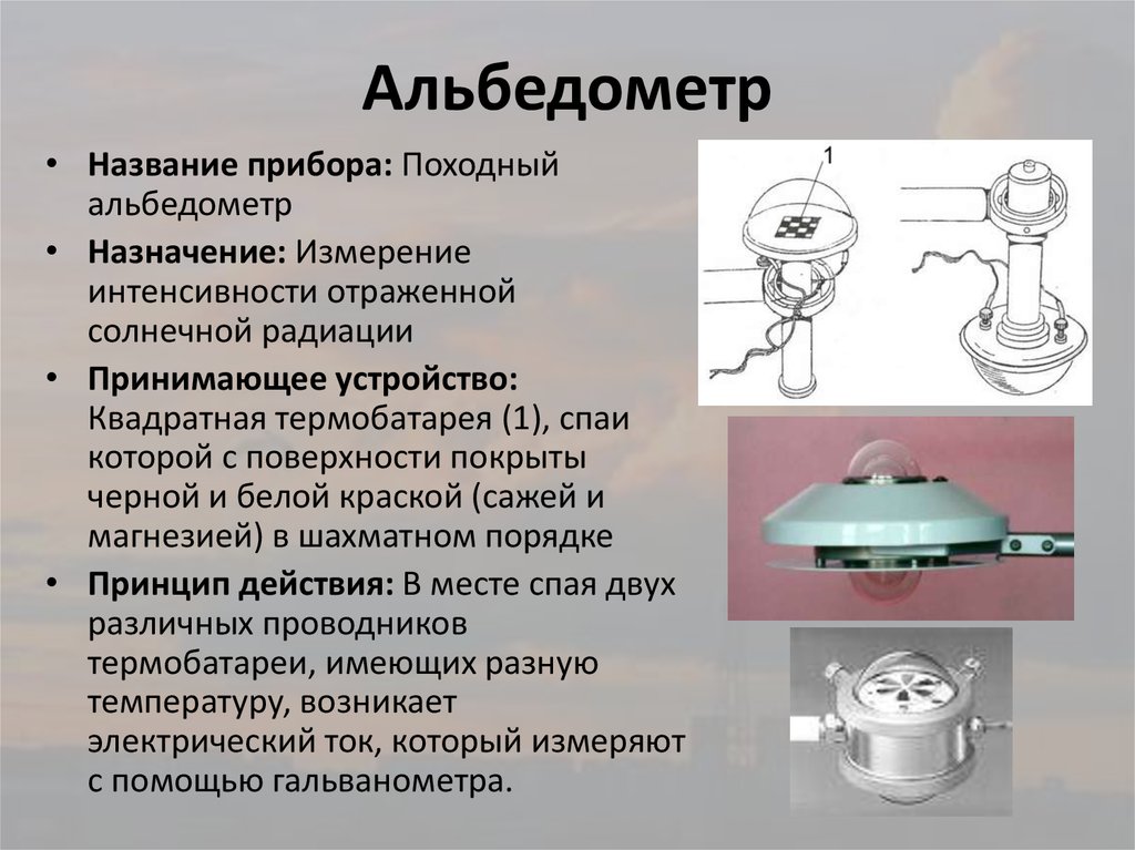 Метеорологические приборы презентация