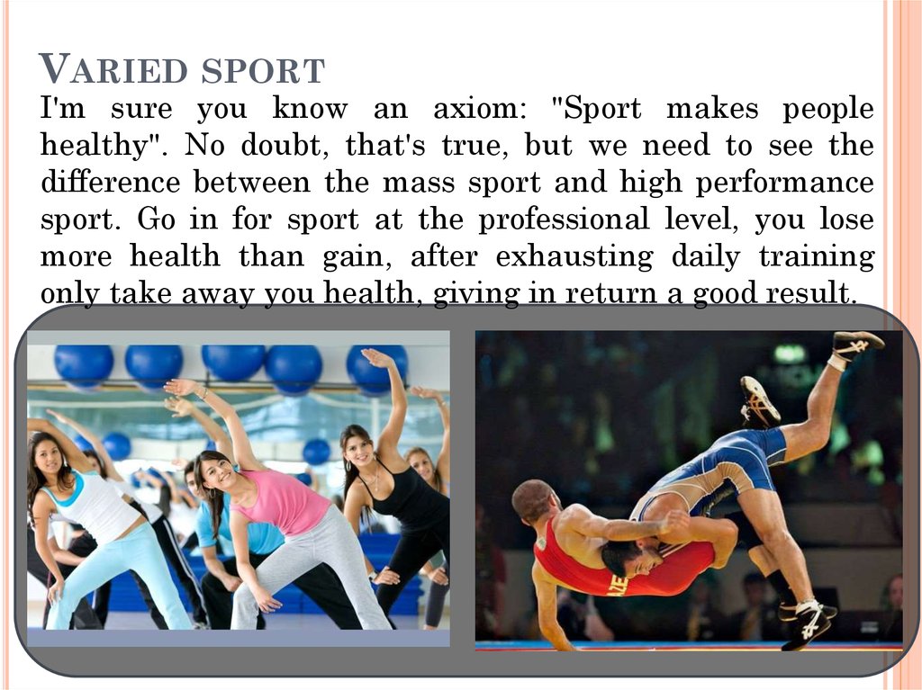 What does sport make people. Sport in my Life presentation. Намунаи Дарси кушод Sport in our Life презентация.