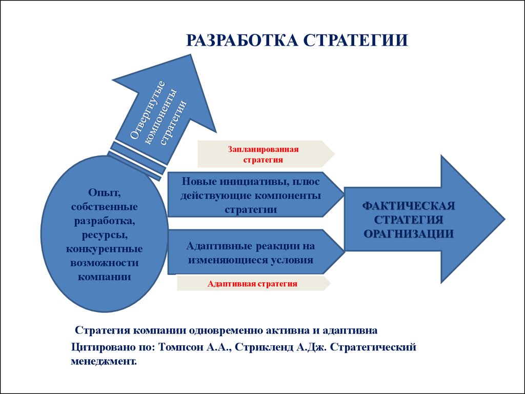 Разработка ресурсов. При разработке стратегии осуществляют:. Разработка стратегии проекта. Адаптивная стратегия. Разработка стратегии производства основана на.