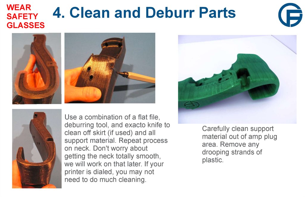4. Clean and Deburr Parts