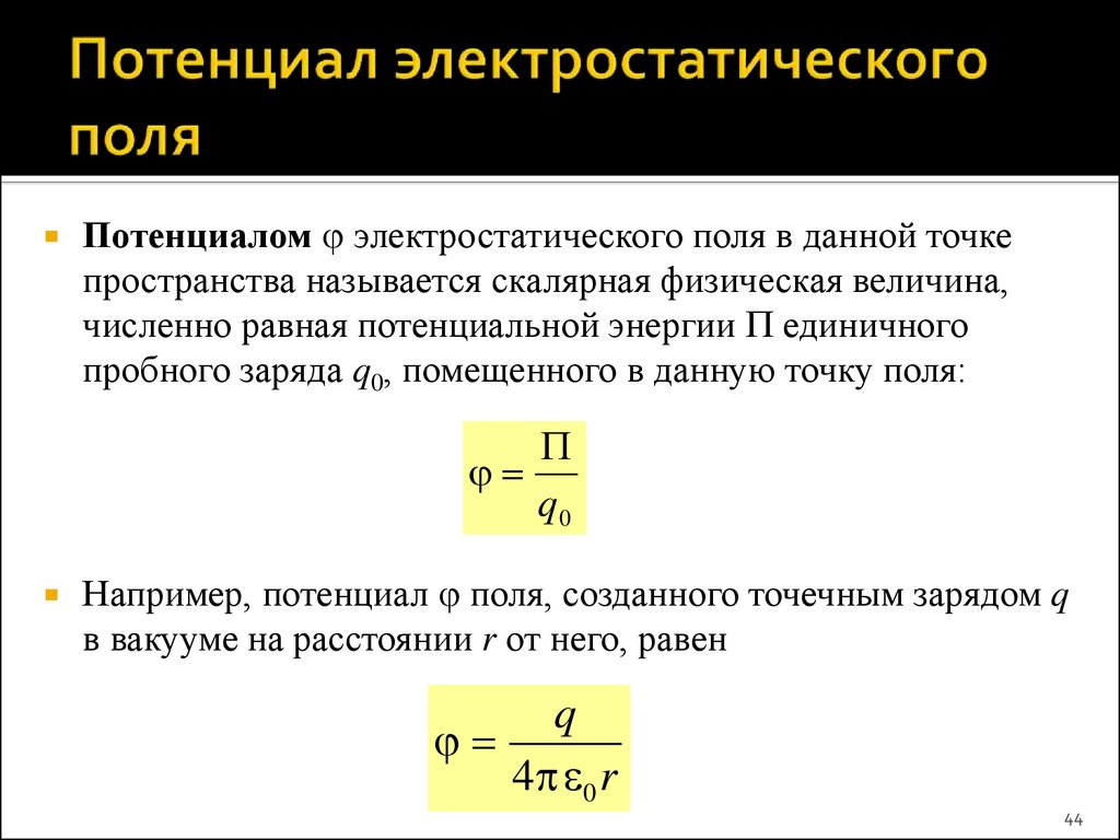 Зависимость потенциала электростатического поля от координаты х показана на рисунке