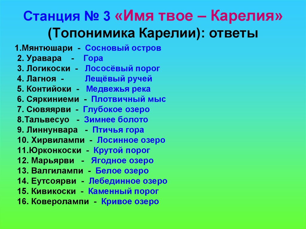 Переводчик с карельского на русский. Топонимы Карелии. Топонимика Карелии. Карельские топонимы. Карельские имена.