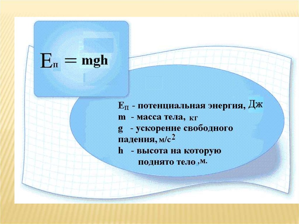 Формула энергии. Формула нахождения потенциальной энергии. Формула изменения потенциальной энергии в физике. Формула для расчета потенциальной энергии тела. Формула для вычисления потенциальной энергии.