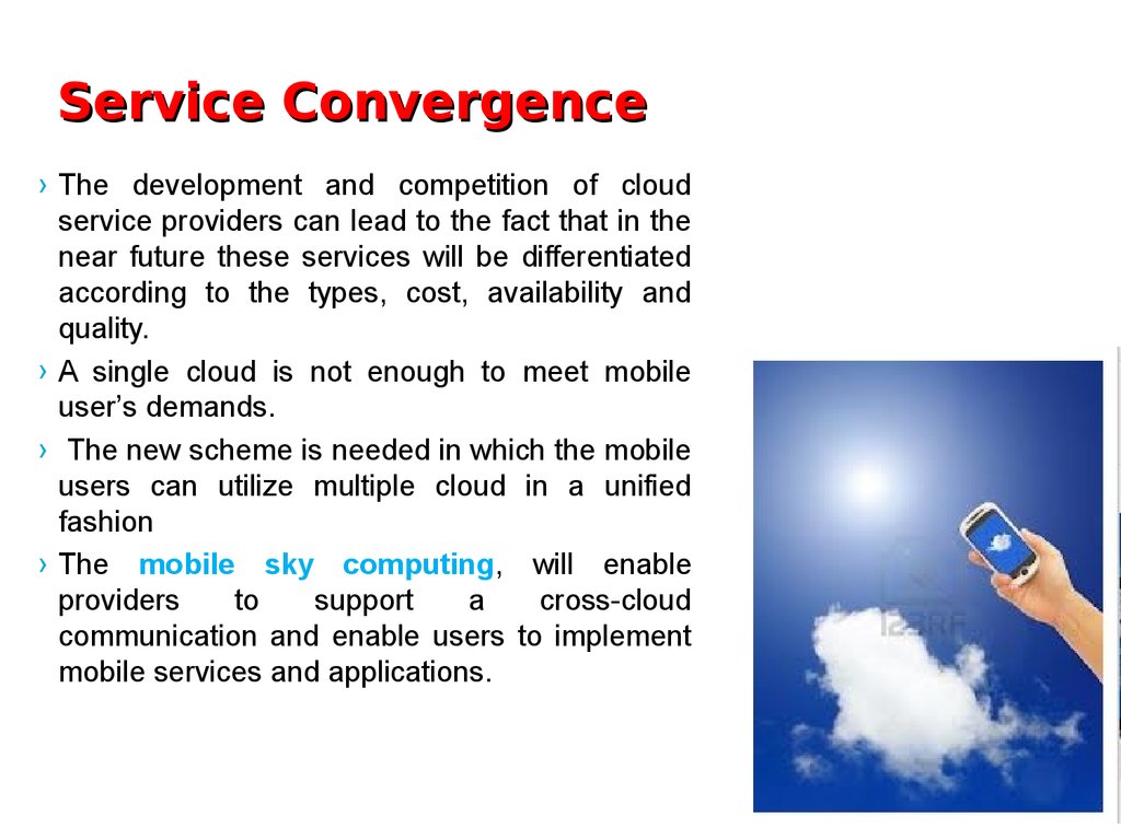 Service Convergence