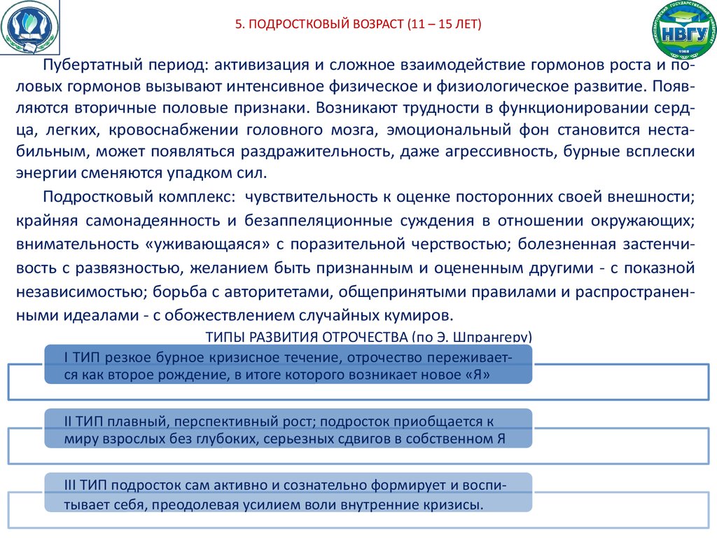 Интеллектуальное развитие в юности презентация