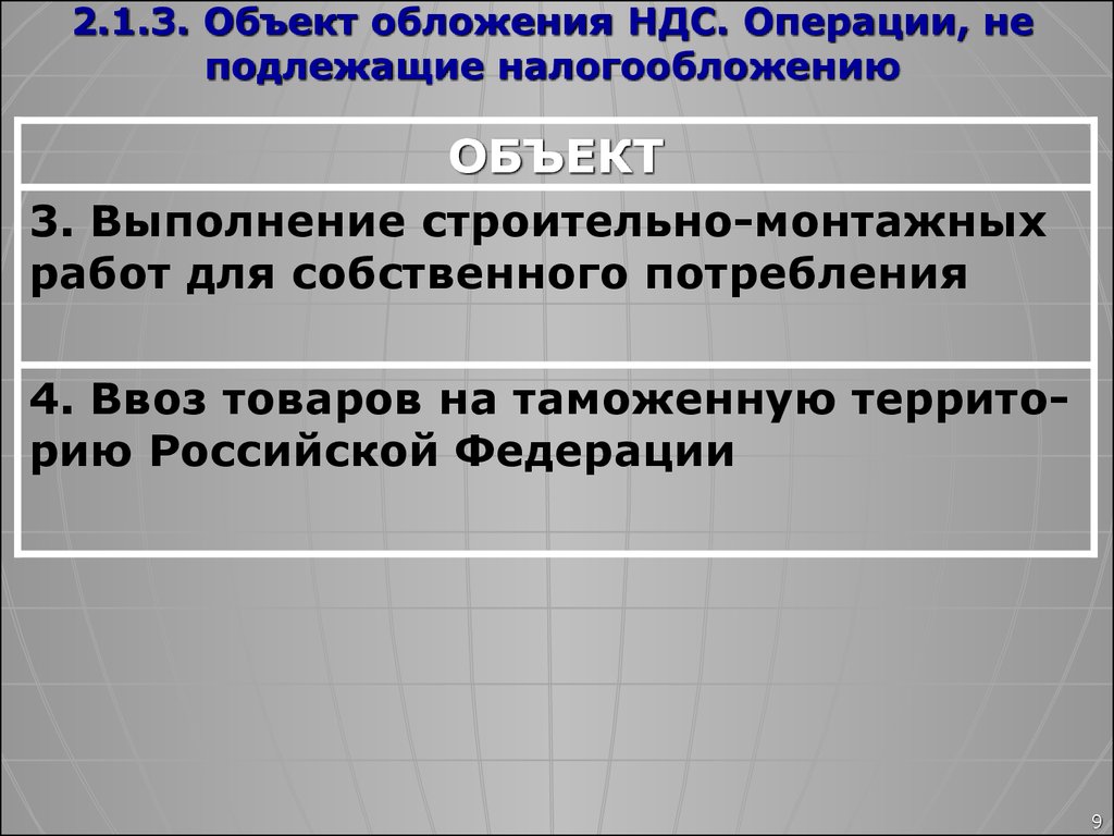 Подлежащие налогообложению. Операции подлежащие налогообложению НДС. Объекты не подлежащие налогообложению. Объект обложения НДС И операции. Операции не подлежащие налогообложению.