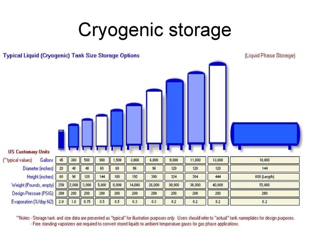 Cryogenic storage