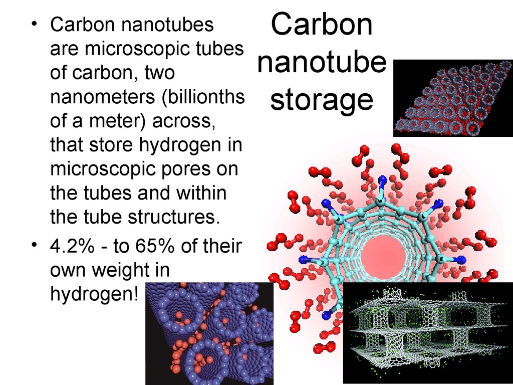 Carbon nanotube storage