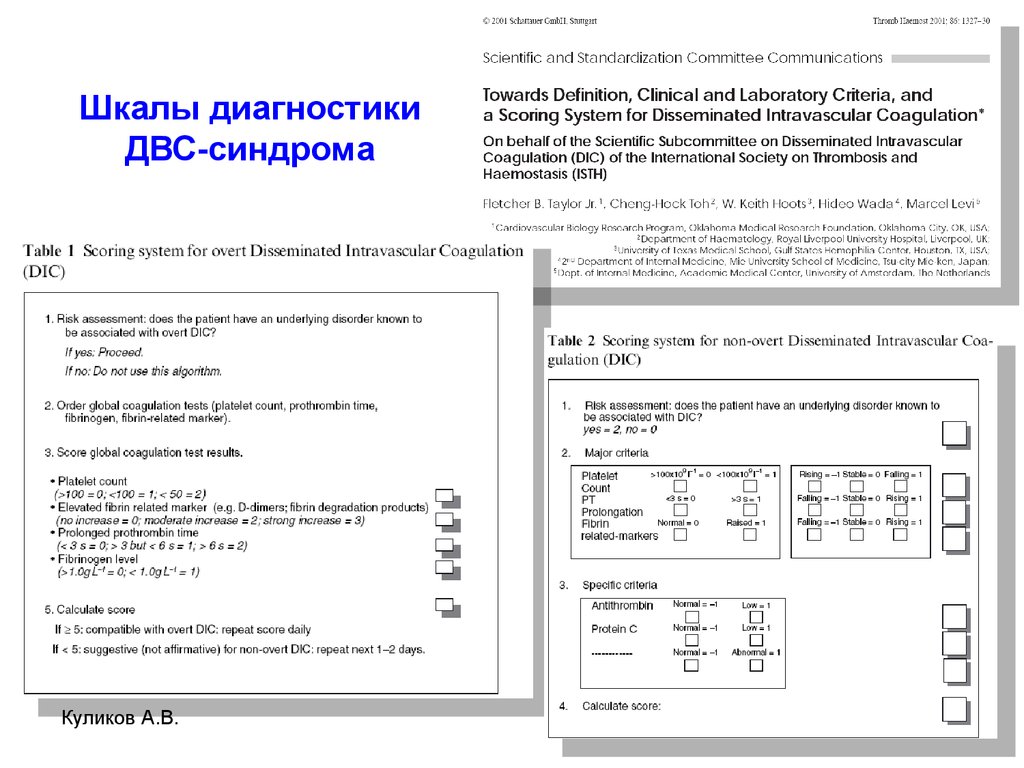 Шкала диагностики. Шкала ДВС синдрома. Шкала ISTH ДВС синдрома. Диагностические шкалы. Диагностическая шкала ISTH.