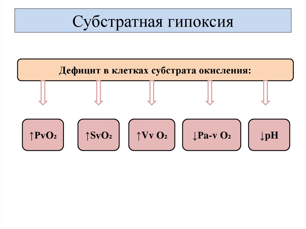 Виды гипоксии схема