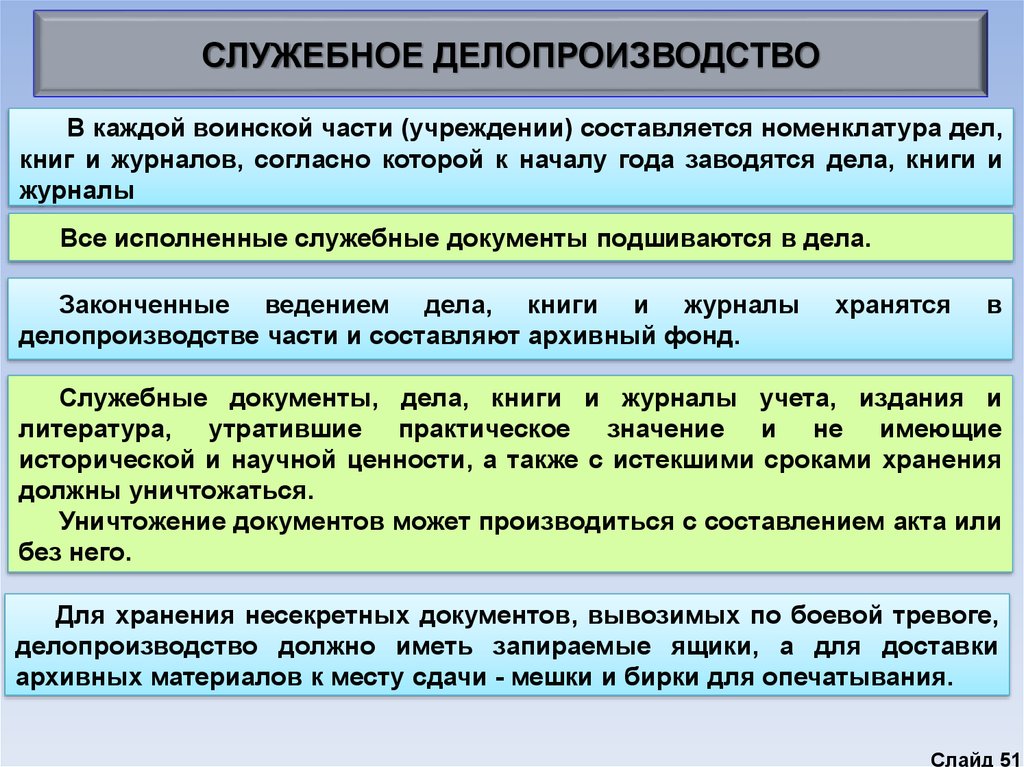 Документы боевой готовности