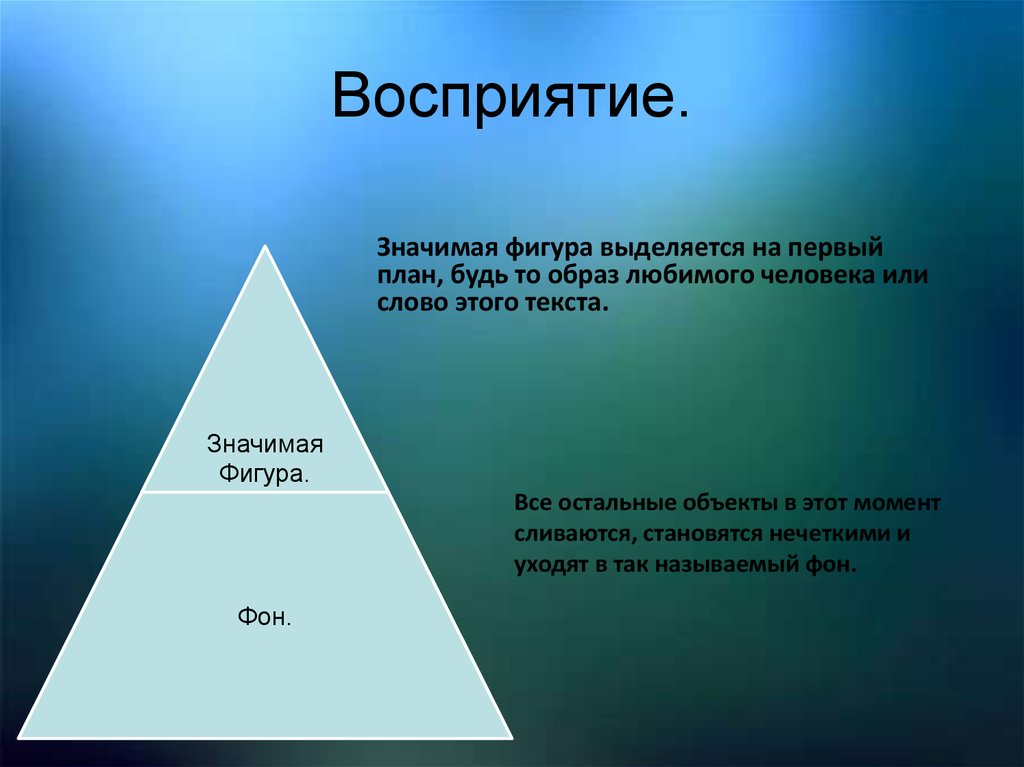 Значительная фигура. Восприятие. Уровни воспринимаемого образа. Уровни восприятия картинки. Значимая фигура.