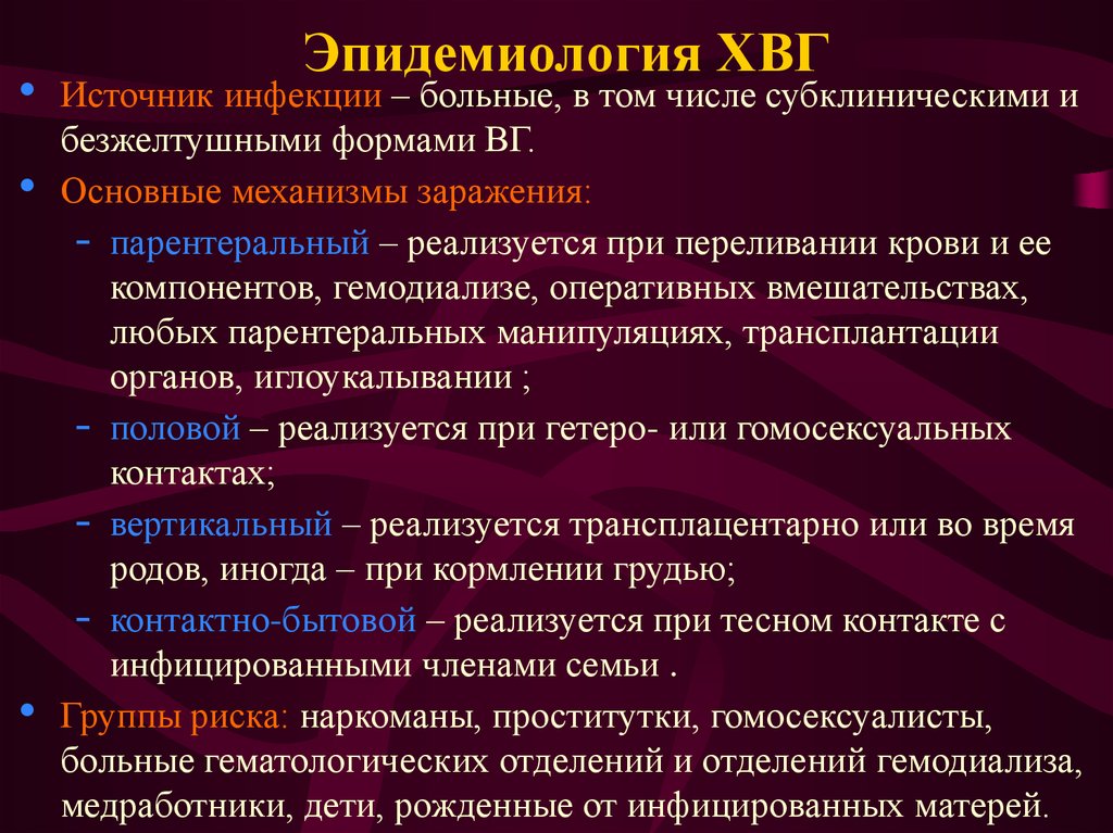 Тесты хронические вирусные гепатиты