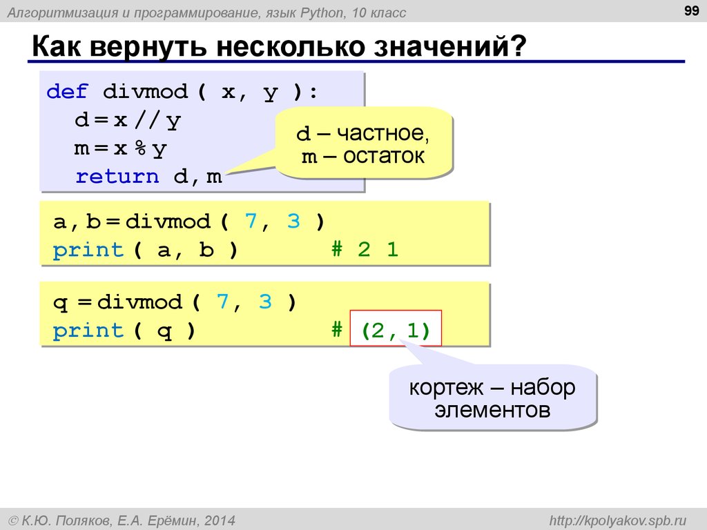 Установите соответствие между элементами схемы их номерами python