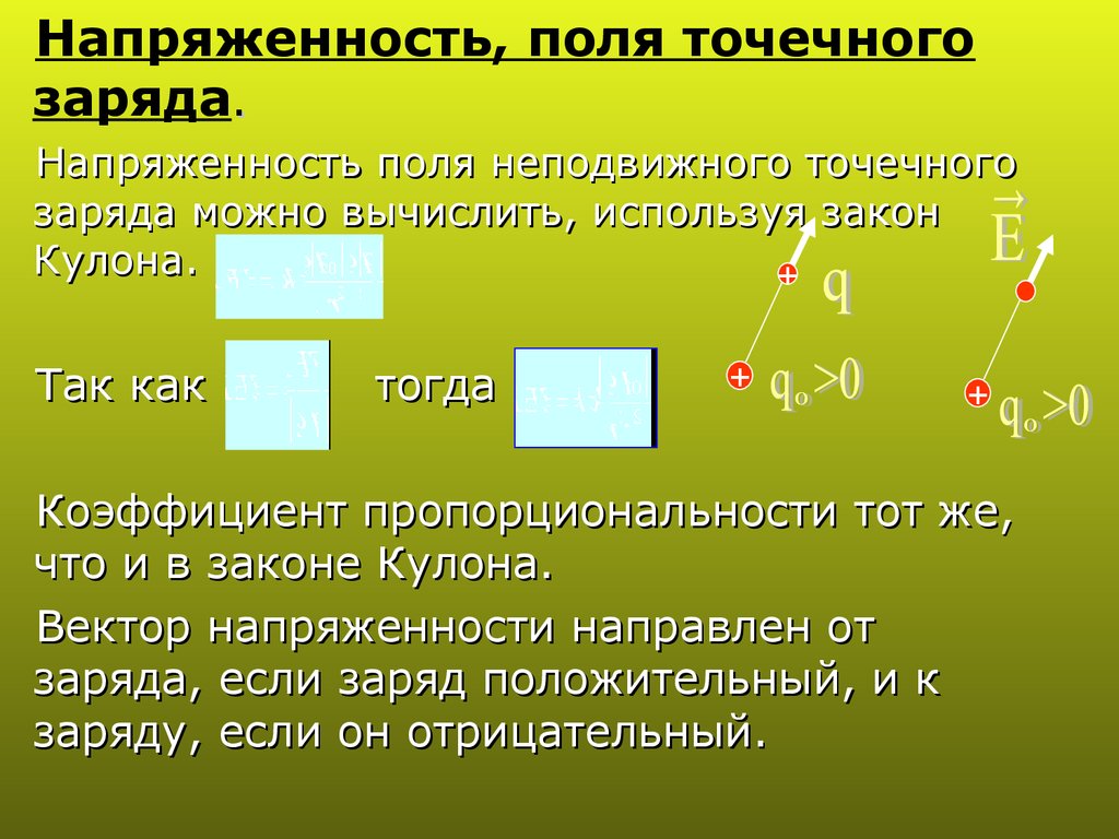 Поле заряда. Поля составить предложение.