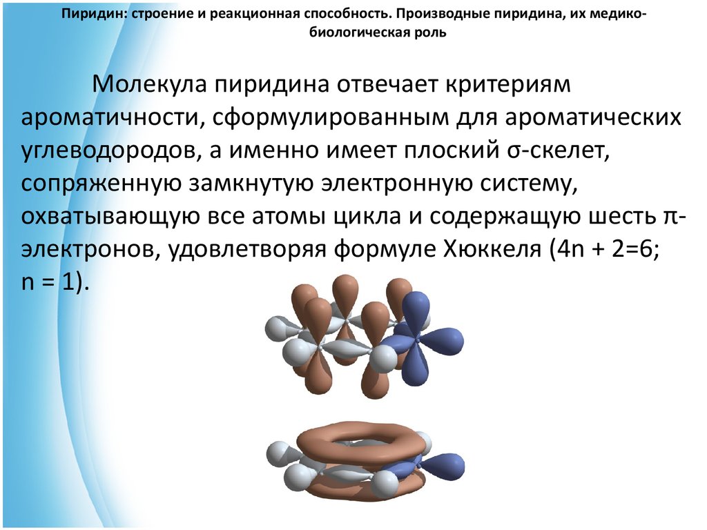Роль молекул. Пиридин, пиримидин ароматичность. Строение пиридина. Пиридин биологическая роль. Строение молекулы пиридина.