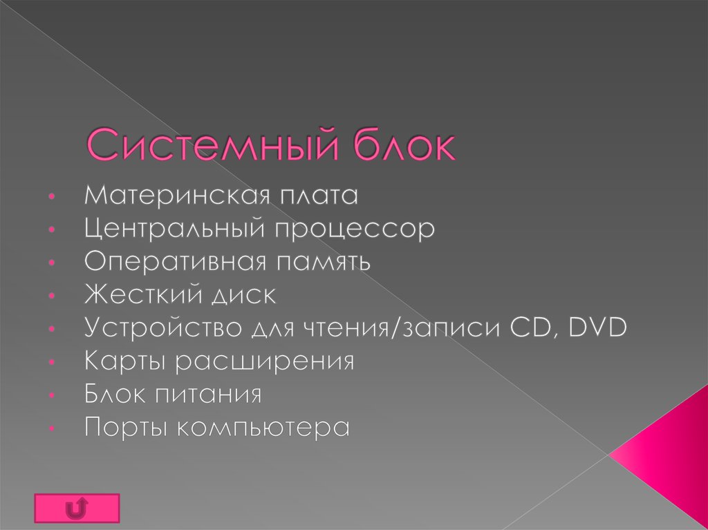 Системный блок