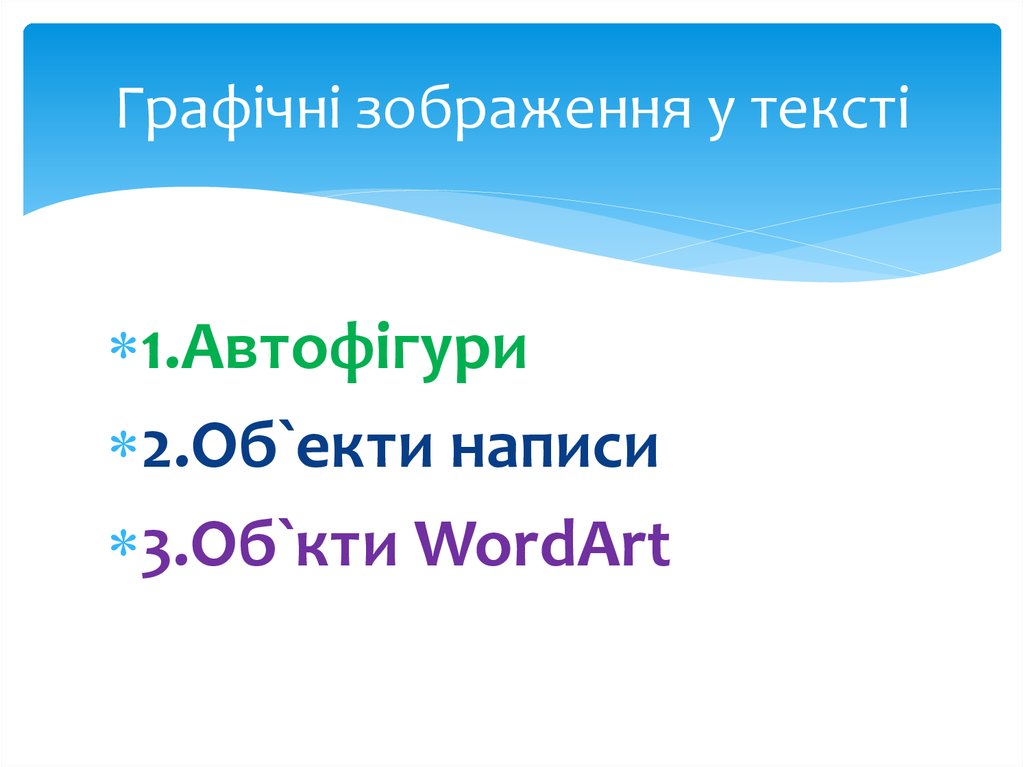 Графiчнi зображення у текстi