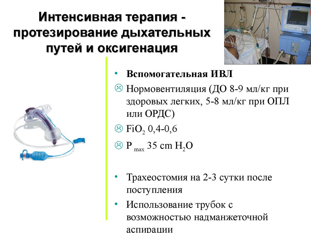 Уход за пациентом находящимся на ивл