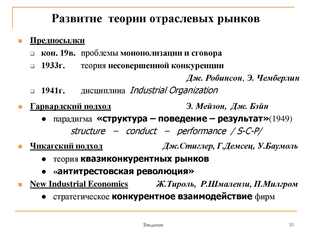 Теории формирования. Этапы развития теории отраслевых рынков. Этапы становления экономики отраслевых рынков. Исторические этапы развития теории отраслевых рынков. Генезис теории отраслевых рынков схема.