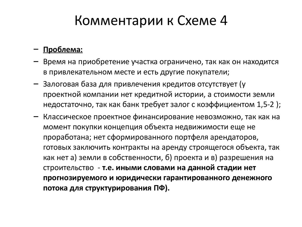 Разрешение проекта. Залоговый коэффициент. Проблемы по времени разрешения.