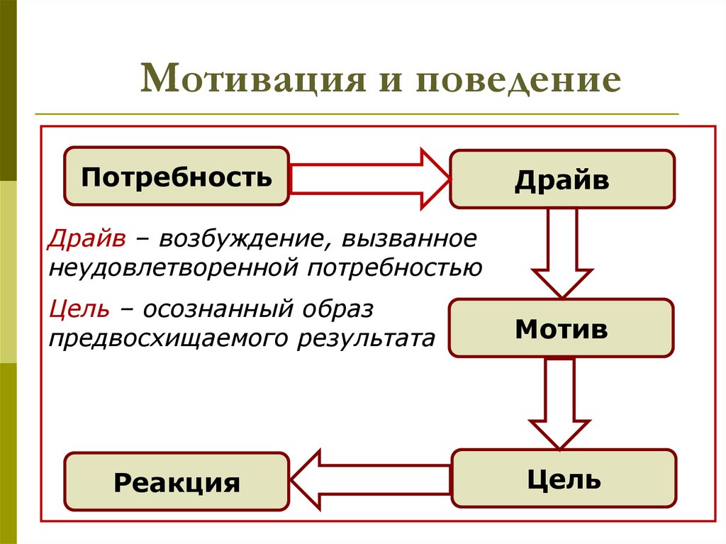 Должная мотивация поведения