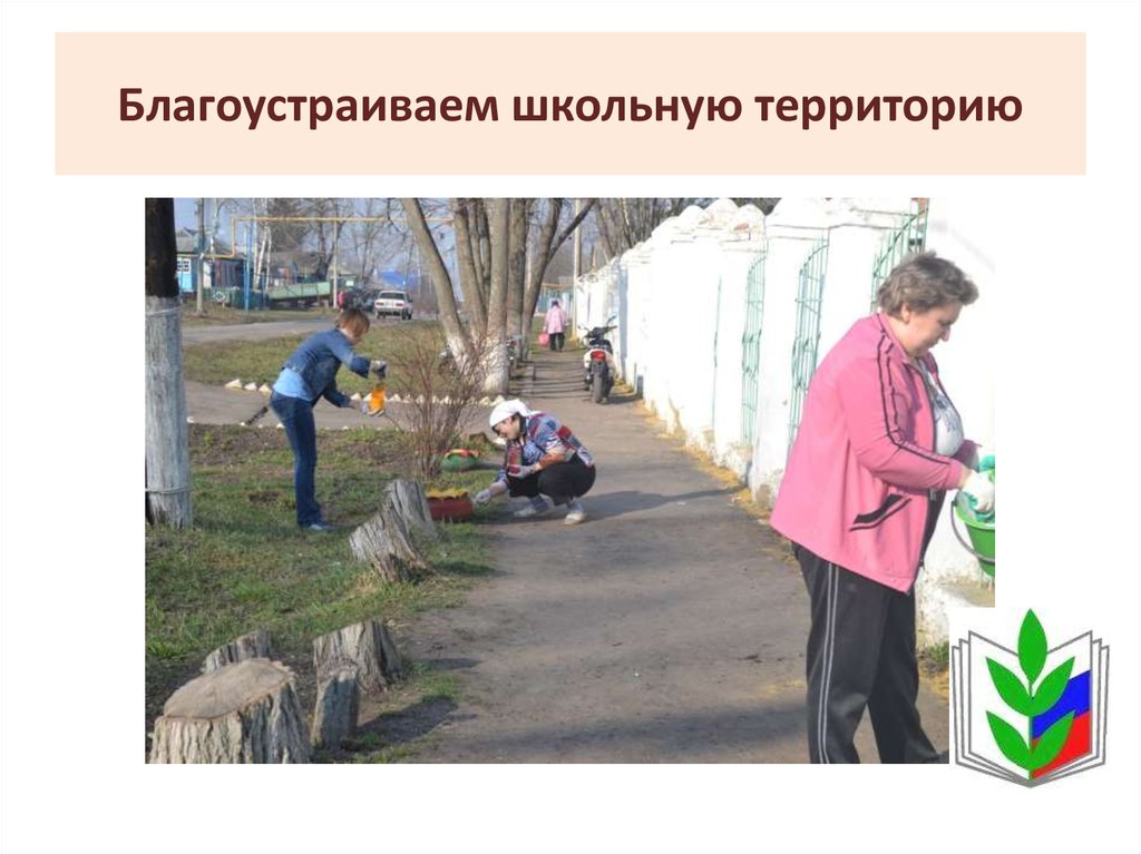 Благоустраиваем школьную территорию