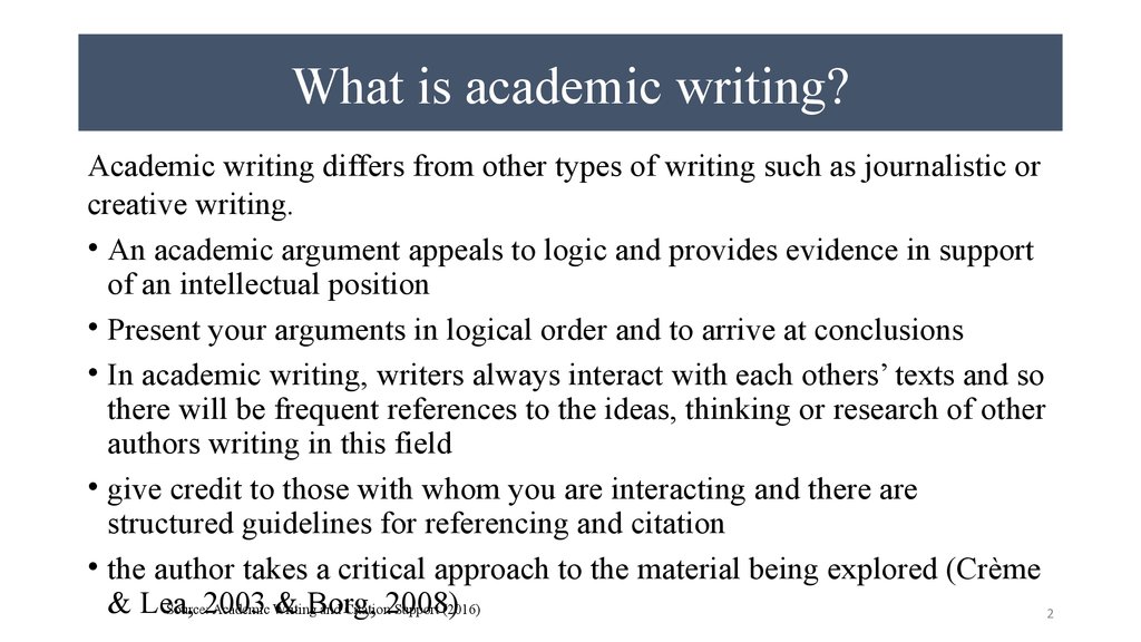 academic essay writing ppt