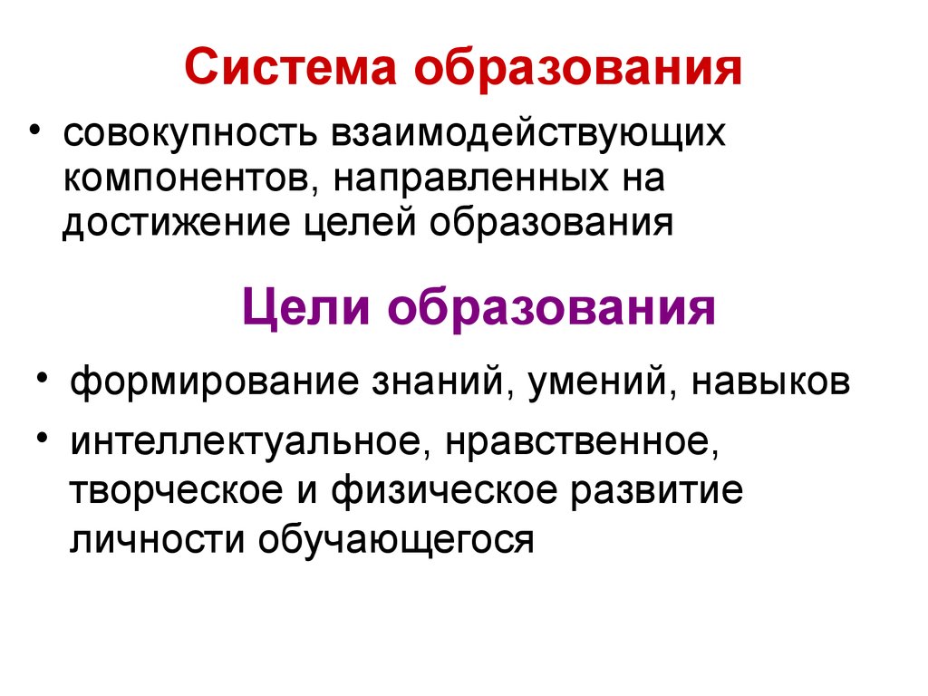 Система образования рб. Система образования. Система образования это определение. Система образования это совокупность взаимодействующих. Структура образования это определение.