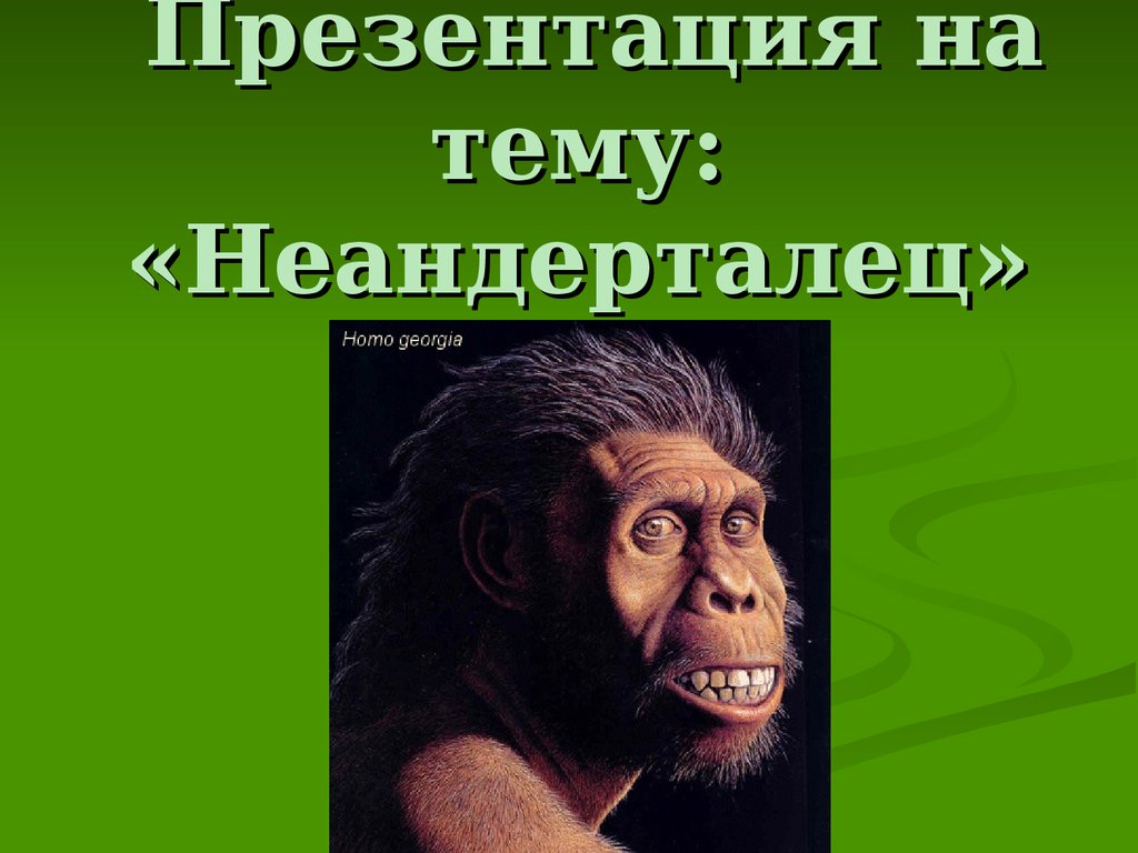 Неандертальцы презентация по биологии 11 класс