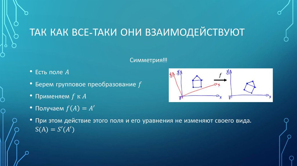 Так как все-таки они взаимодействуют