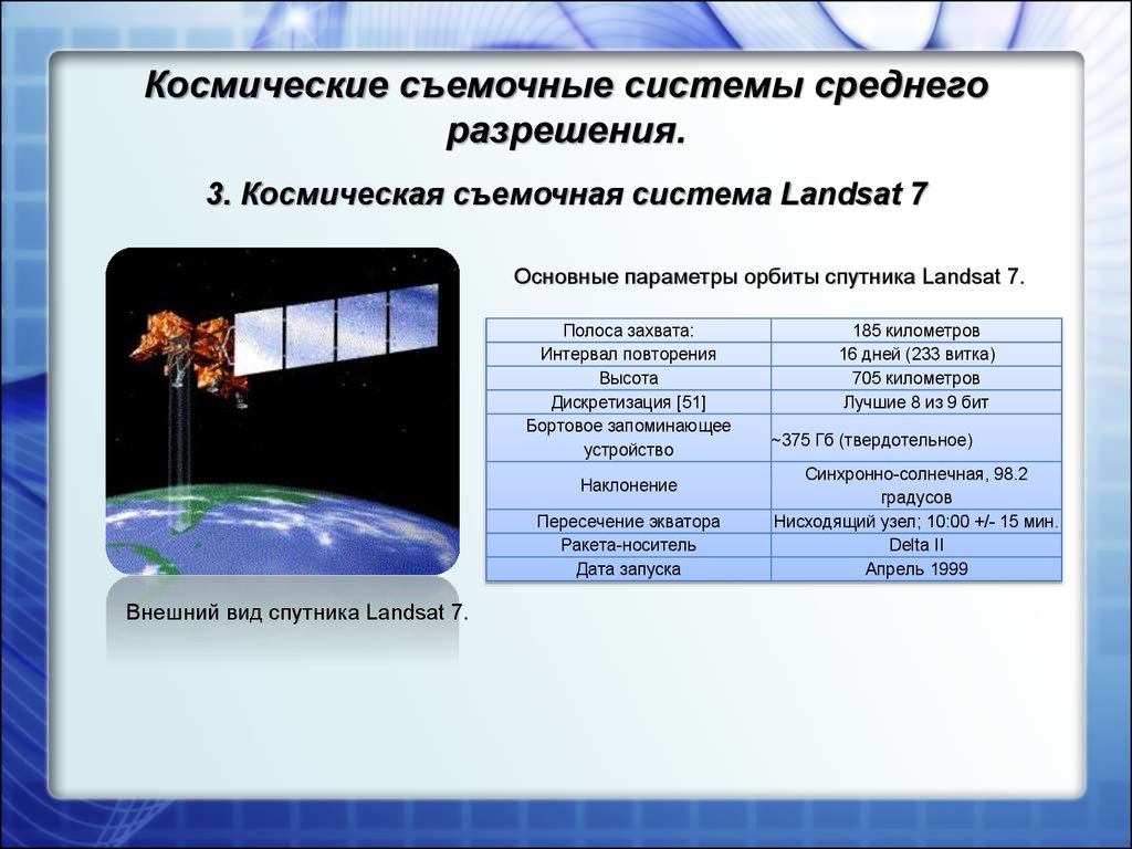 В оптико электронных съемочных системах строка изображения формируется