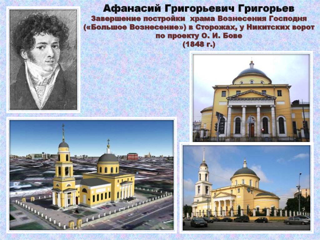 Афанасий Григорьевич Григорьев (1782–1868). Афанасий Григорьев Архитектор. А Г Григорьев Архитектор. Афанасий Григорьев Архитектор работы.