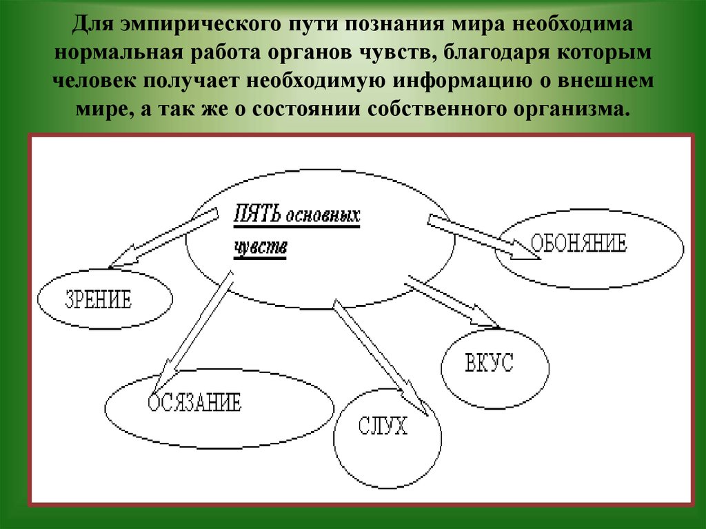 Познание мира план