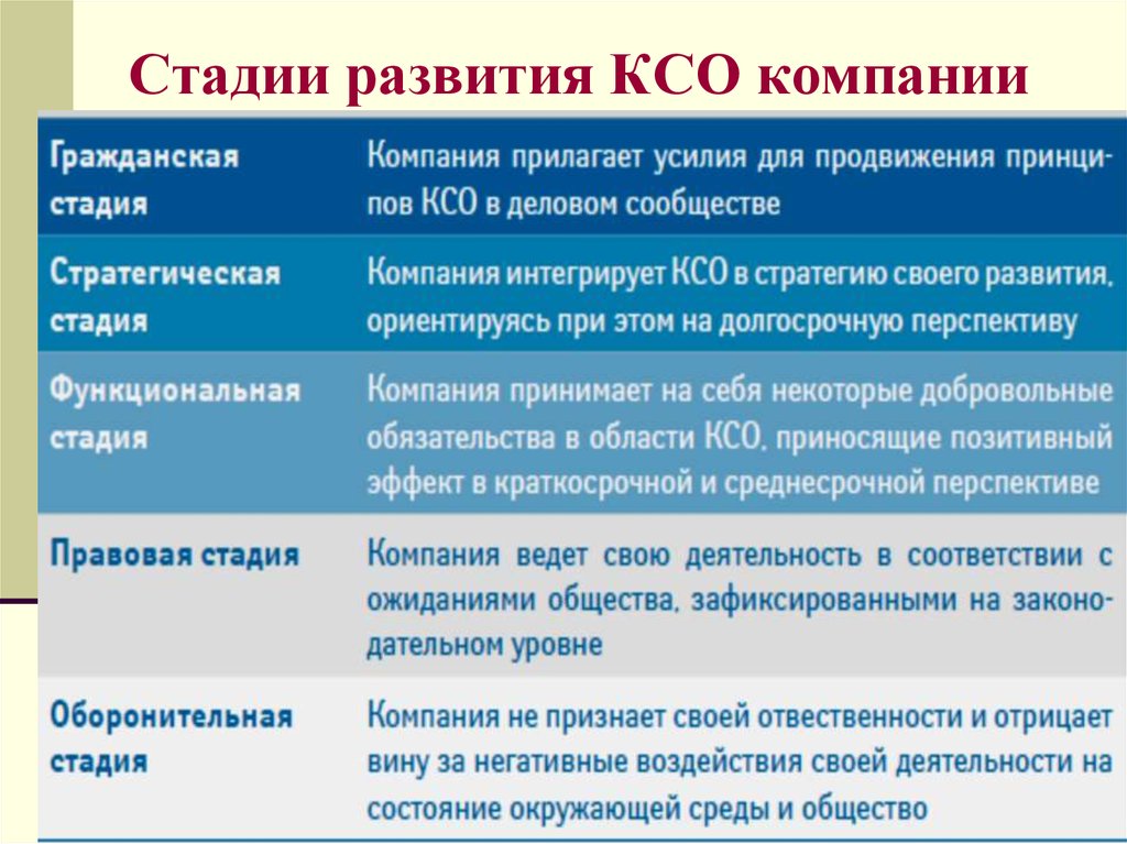 Реализация проектов и программ по развитию ксо организации