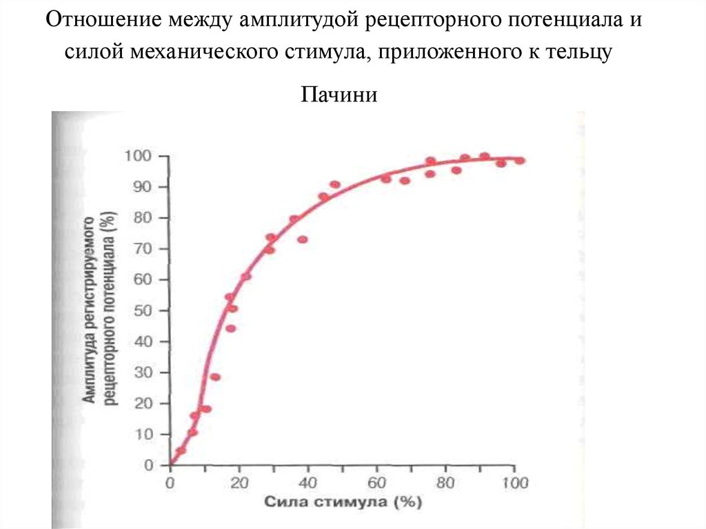 Зависимость между ощущением и силой физического стимула