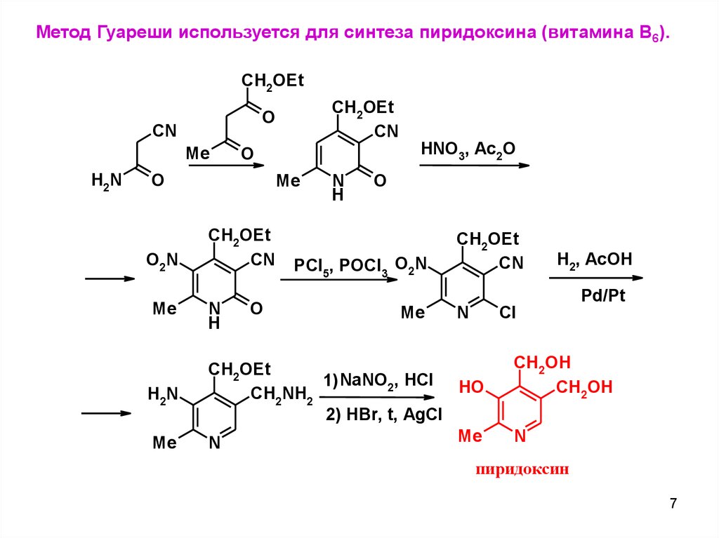 Синтез витамина б