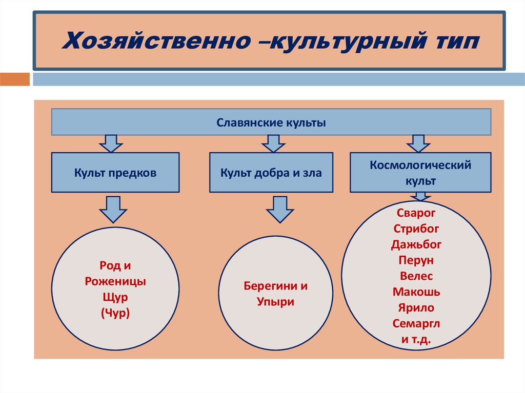 Виды и рода культуры