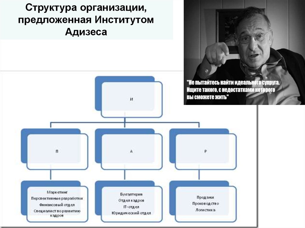 Организации предлагают. Адизес организационная структура компании. Адизес организационная структура. Организационная структура по Адизесу. Структура компании по Адизесу.