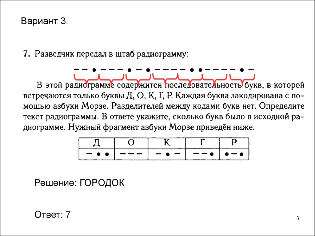 Получить радиограмму. Разведчик передал в штаб радиограмму. Определите текст радиограммы. Радиограмма Информатика. Определить текст радиограммы .. .- -. --. ---. Ответ.