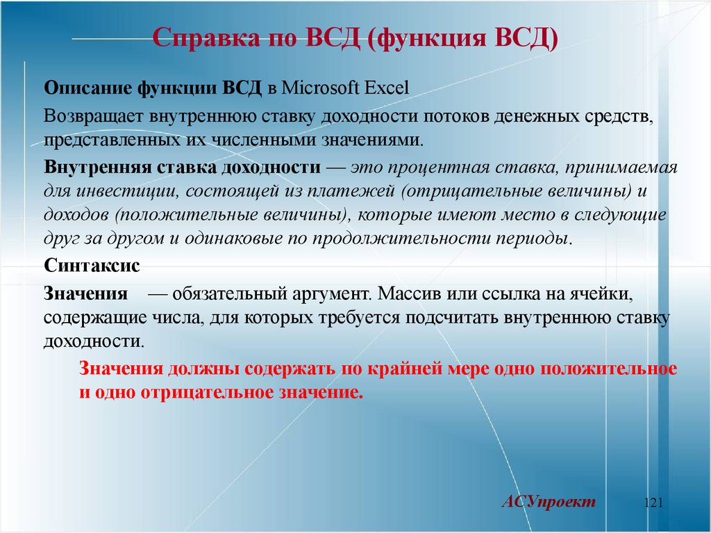 Всд сроки