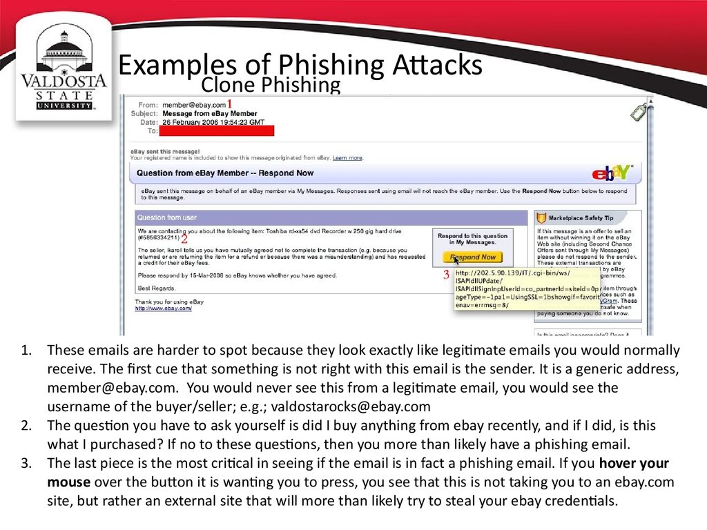 Phishing awareness - презентация онлайн