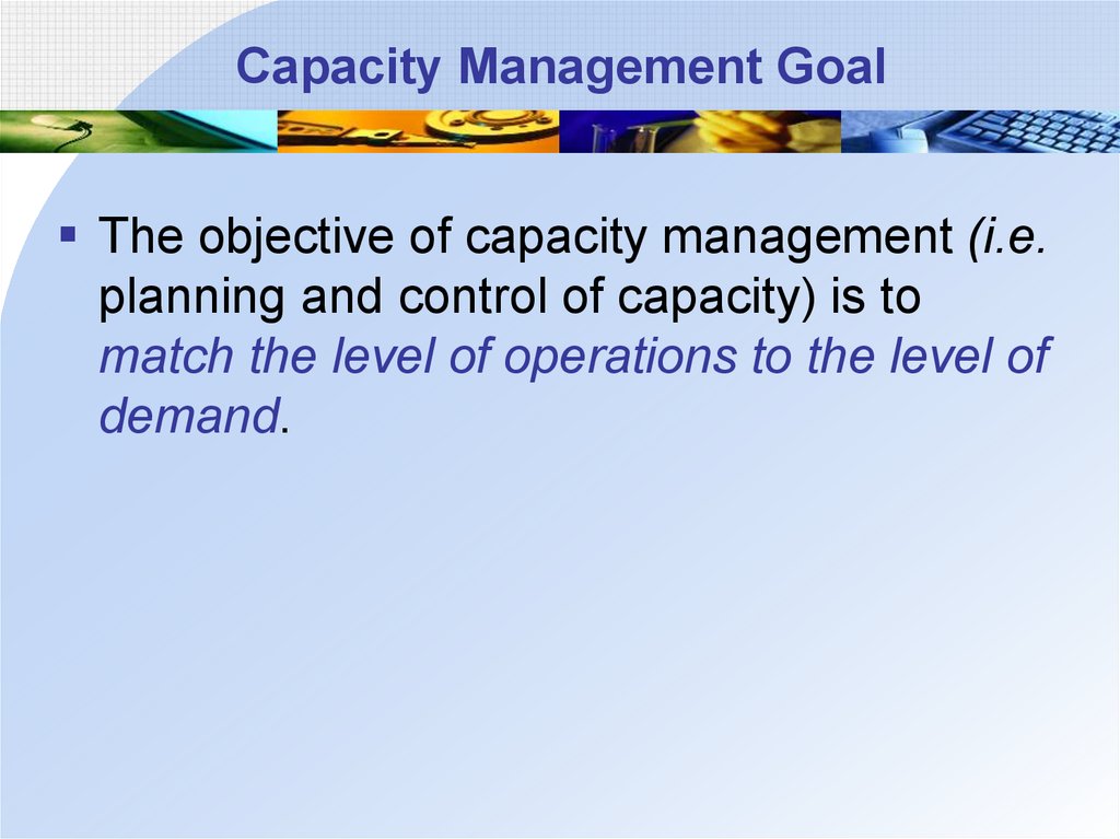 Capacity Planning Online Presentation