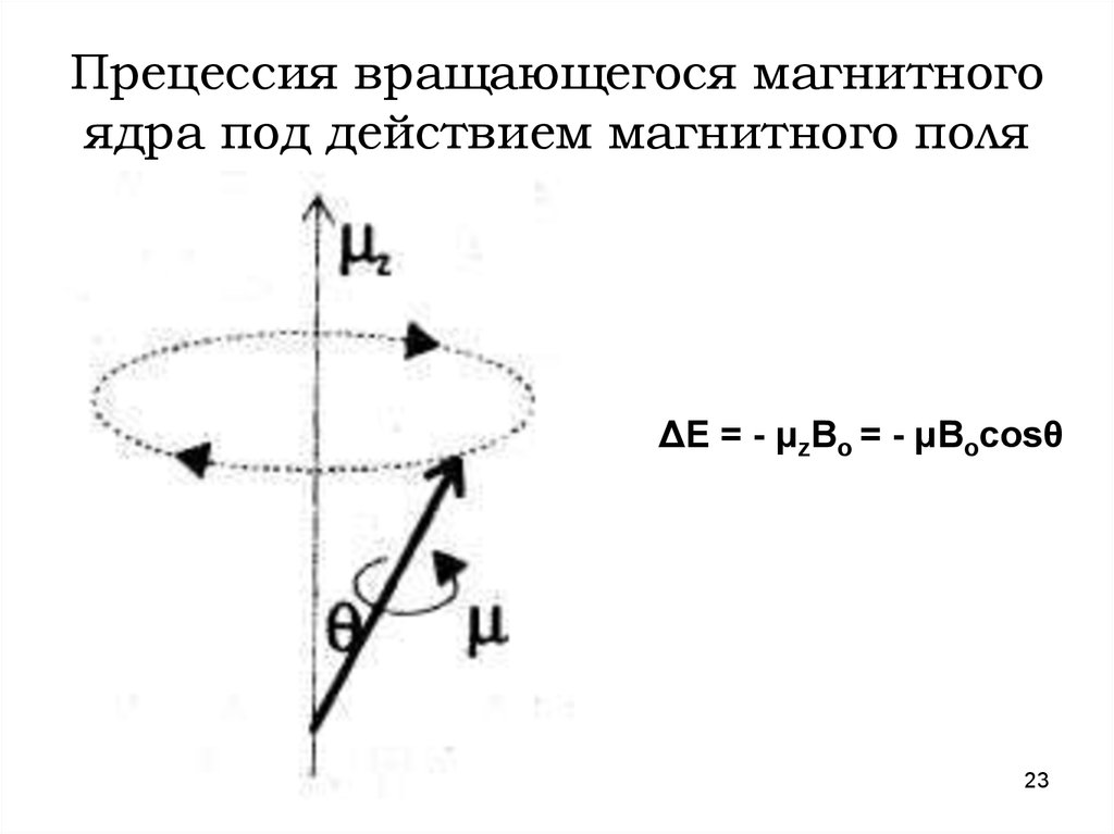 Под действием магнитного поля. Прецессия ядер в магнитном поле. Вращение магнитного поля. Магнитное поле вращающегося шара. Прецессия Протона в магнитном поле.